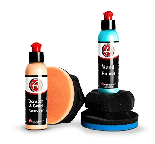 Adam's Polishes מערכת תיקון ידנית להסרת שריטות וסחרחורות לרכב