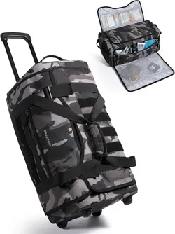 BAGSMART Дорожная сумка на колесах, дорожная сумка