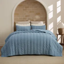 Bedsure Luxury Velvet Quilt Set Набор постельного белья, 3
