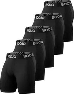 BOOJO Athletic Compression Shorts, 5 יחידות