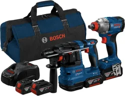 Bosch GDX 18V-285 & GBH 185-LI סט כלי עבודה