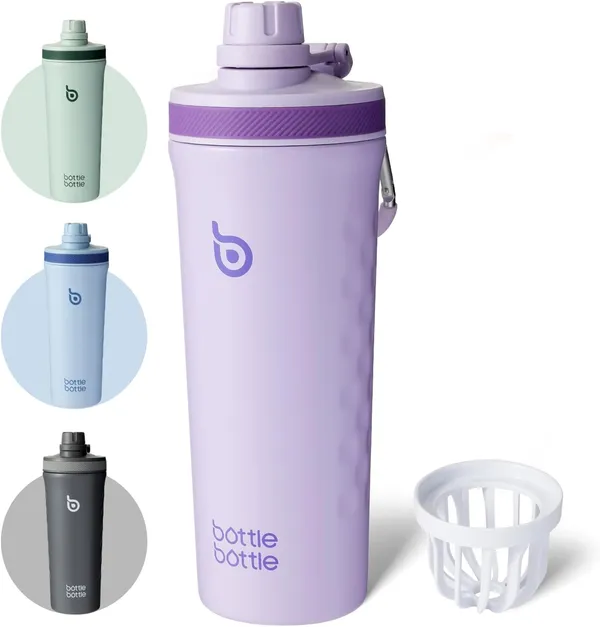 BOTTLE BOTTLE 26 oz Изолированный шейкер, Фиолетовый