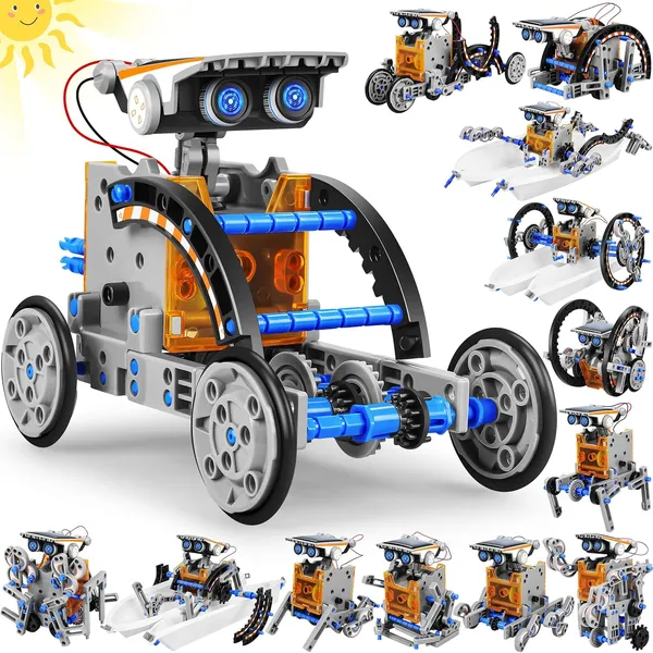 Bottleboom 13-in-1 ערכה לחינוך רובוטים בהנעת אנרגיה סולארית