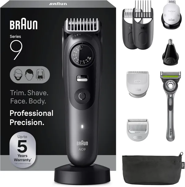 Braun All-in-One Series 9 AIO 9535 ערכת טיפוח חשמלית