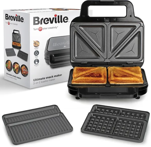 Breville VST098 многофункциональный сэндвич-мейкер 3 в 1