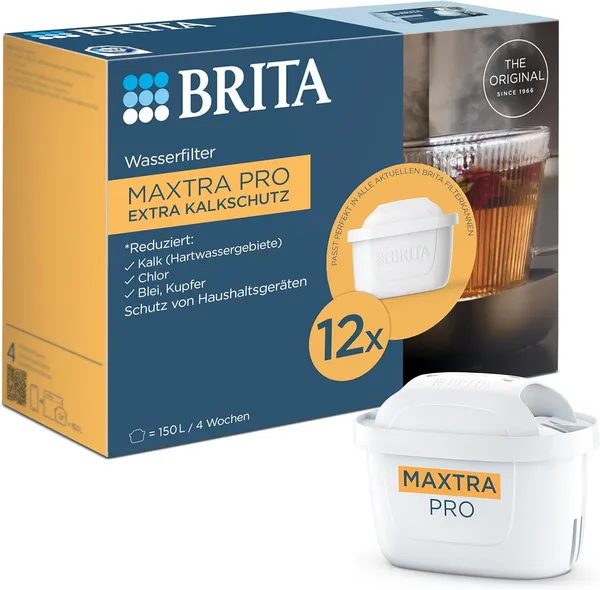 BRITA Maxtra Pro Water Filter Cartridge, 12