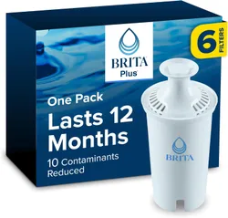 Brita Plus Water Filter, 6