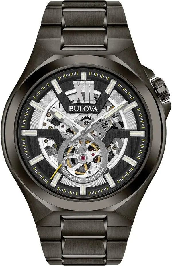 Bulova Classic Maquina автоматические часы с открытым механизмом