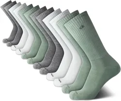 Calvin Klein Mens Crew גרבי ספורט מרופדים נושמים, 12
