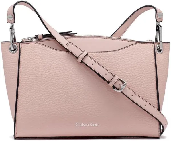 תיק צד Calvin Klein Garnet עם רוכסן עליון