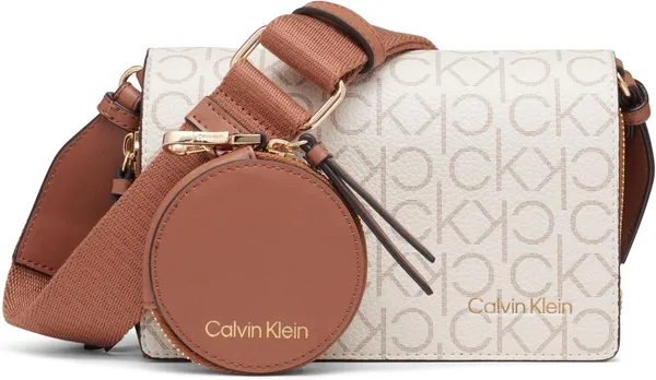תיק צד קטן של Calvin Klein Millie עם תא משולש