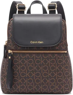Calvin Klein Reyna Signature Flap Backpack