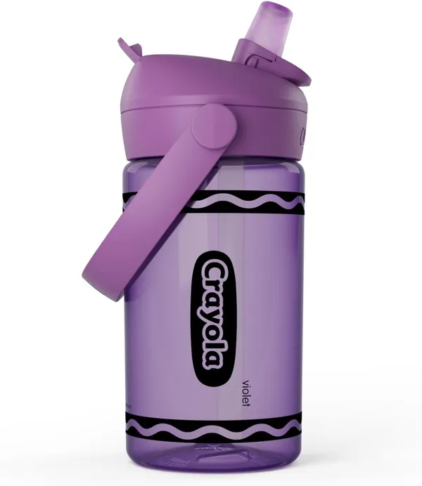 CamelBak Crayola Flip Straw Kids Water Bottle