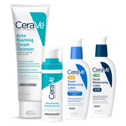 CeraVe Acne Skin Care Set Skin Care Set, 4