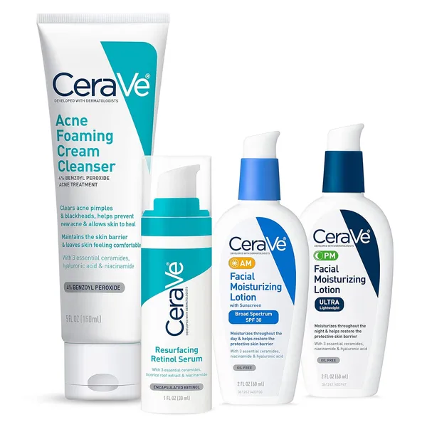 CeraVe Acne Skin Care Set סט טיפוח לעור, 4