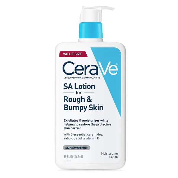 CeraVe SA Lotion for Rough & Bumpy Skin Gentle Exfoliating Lotion