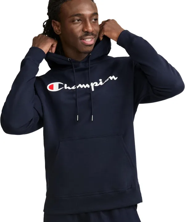Champion Powerblend толстовка с капюшоном из флиса с графикой