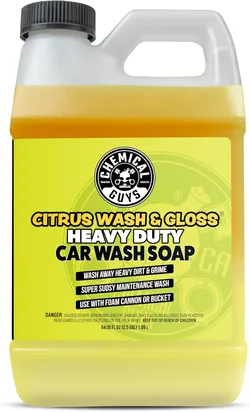 Chemical Guys Citrus Wash & Gloss סבון רכב קצף