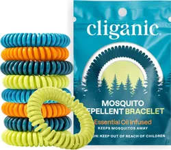 Cliganic Mosquito Repellent Bracelet צמידי דוחה יתושים, 10