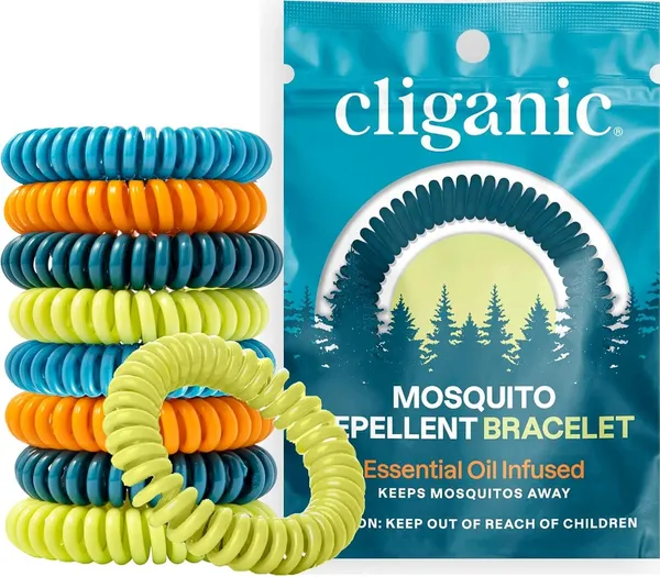 Cliganic Mosquito Repellent Bracelet צמידי דוחה, 10