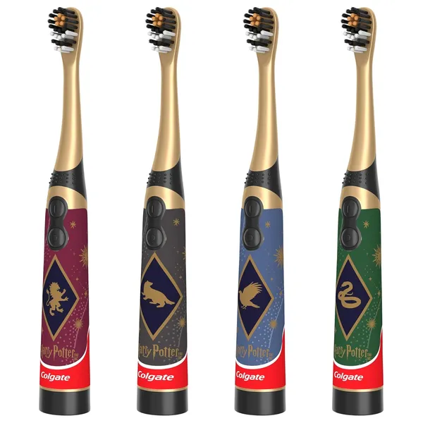 Colgate Harry Potter Kids Battery Toothbrush, 4 Pack