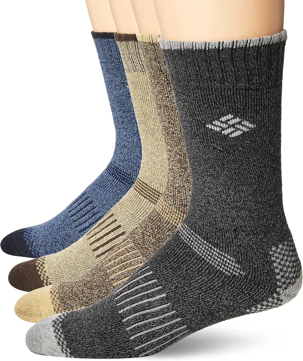 גרבי צוות Columbia Moisture Control Cush, 4 זוגות