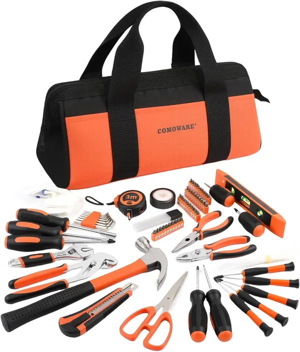 COMOWARE CN-Tool-218pcs-Orange Набор инструментов для дома, 218 предметов