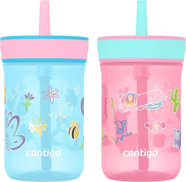 Contigo Leighton Kids Water Bottle, 2-Pack