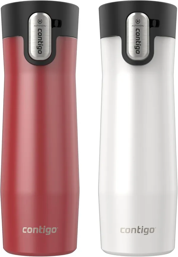 Contigo WL 3.0 2PK 20OZ FRSTD PRL GOJ BRRY SLT Vacuum-Insulated Travel Mug, 2