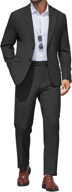 COOFANDY Slim Fit Two Buttons Dress Suits костюм из 2 предметов, 2