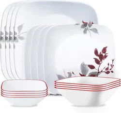 סט כלי אוכל Corelle Kyoto Leaves, 16