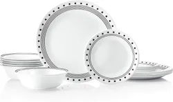 Corelle Vitrelle City Block סט כלי אוכל, 18
