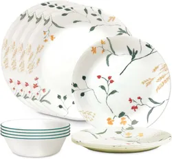 Corelle Vitrelle Signature Wildflower Scatter סט כלי אוכל 12 חלקים