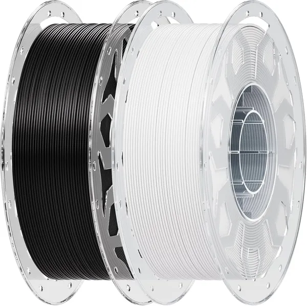 Creality 2 kg Black & White PLA 3D Printer Filament, 2