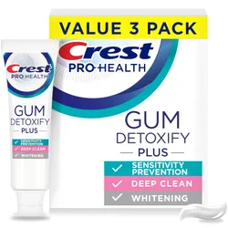 Crest Pro-Health Gum Detoxify Plus Toothpaste, 3