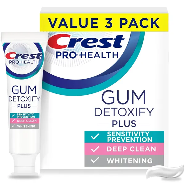 Crest Pro-Health Gum Detoxify Plus Toothpaste, 3
