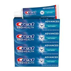 Crest Pro-Health Advanced Antibacterial Protection Toothpaste, Pack of 4