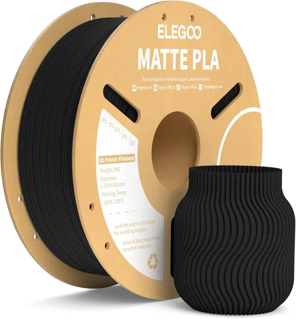 ELEGOO Matte PLA Filament, 1KG