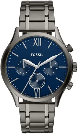 Fenmore Midsize Multifunction Smoke Stainless Steel Watch