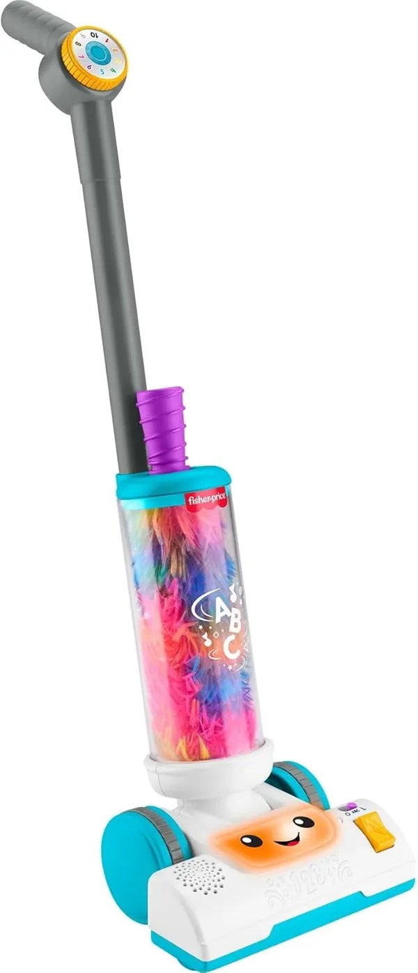 Fisher-Price Toddler Toy Laugh & Learn 2-in-1 Vacuum with Duster