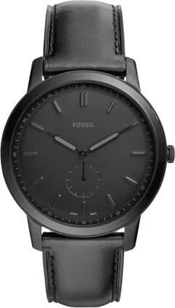 Fossil FS5447 שעון קוורץ מפלדת אל-חלד ועור