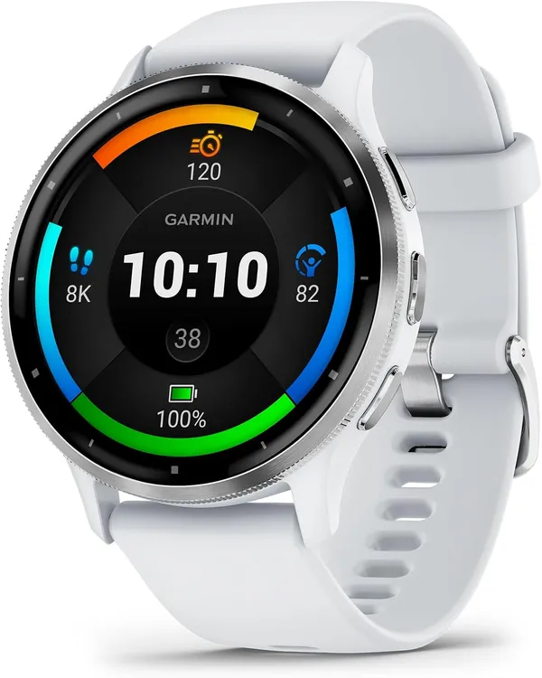Garmin Venu 3 Silver Stainless Steel Smart Watch