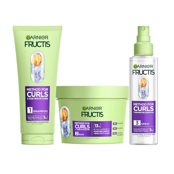 Garnier Fructis Method for Curls набор средств для кудрявых волос