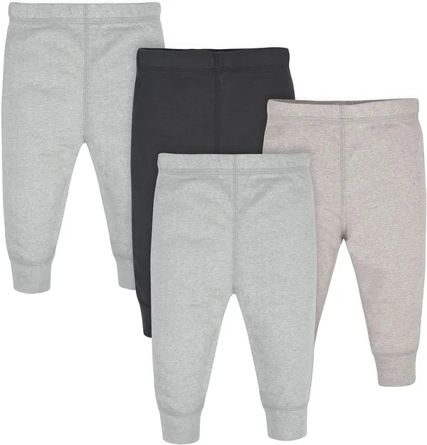 Gerber Baby Boys 4-Pack Pants, Infant-and-Toddler-Bloomers, 4