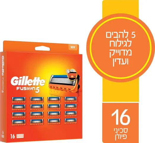 Gillette Fusion 5 Бритвенные кассеты, 16