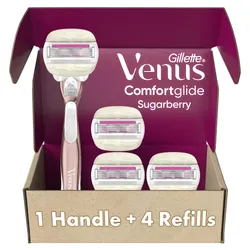 Gillette Venus ComfortGlide plus Olay Sugarberry Women's Razor, 5
