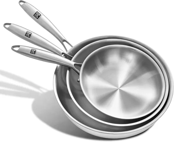 GOLDEN KEY GK-JP-3P-AMZ Frying Pans Set, 3