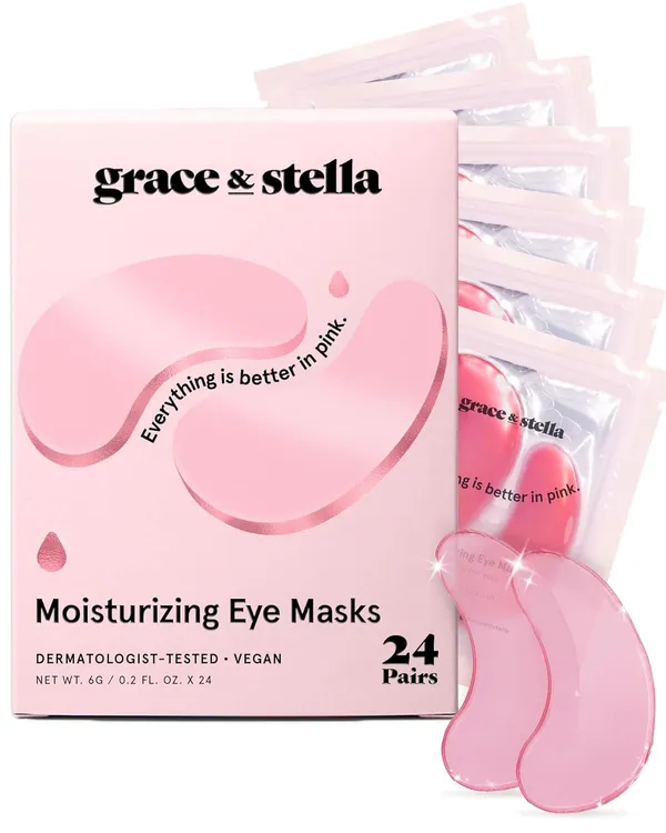 grace & stella Award Winning Under Eye Mask, 24 Pairs