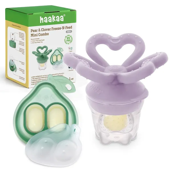 Детский фруктовый фидер-прорезыватель Haakaa Clover, 4M+