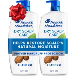 שמפו נגד קשקשים Head & Shoulders, שמפו לטיפול בעור קרקפת יבש, מארז כפול